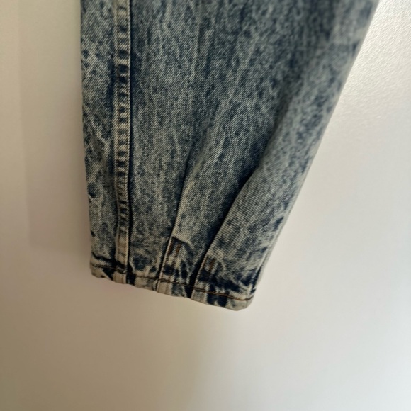 NWT VTG 80s Mom Jeans Chic Sz:15 Tall JR Acid Wash Denim High Waisted Pleated. - Picture 10 of 12